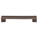 Top Knobs [TK56GBZ] Die Cast Zinc Cabinet Pull Handle - Flat Rail Series - Oversized - German Bronze Finish - 5" C/C - 6" L