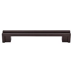 Top Knobs [TK56ORB] Die Cast Zinc Cabinet Pull Handle - Flat Rail Series - Oversized - Oil Rubbed Bronze Finish - 5" C/C - 6" L