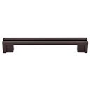 Top Knobs [TK56ORB] Die Cast Zinc Cabinet Pull Handle - Flat Rail Series - Oversized - Oil Rubbed Bronze Finish - 5&quot; C/C - 6&quot; L