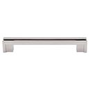 Top Knobs [TK56PN] Die Cast Zinc Cabinet Pull Handle - Flat Rail Series - Oversized - Polished Nickel Finish - 5&quot; C/C - 6&quot; L