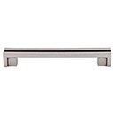 Top Knobs [TK56PTA] Die Cast Zinc Cabinet Pull Handle - Flat Rail Series - Oversized - Pewter Antique Finish - 5" C/C - 6" L