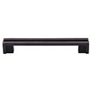 Top Knobs [TK56TB] Die Cast Zinc Cabinet Pull Handle - Flat Rail Series - Oversized - Tuscan Bronze Finish - 5" C/C - 6" L