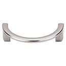 Top Knobs [TK53PTA] Die Cast Zinc Cabinet Pull Handle - Half Circle Series - Standard Size - Pewter Antique Finish - 3 1/2&quot; C/C - 4 1/8&quot; L