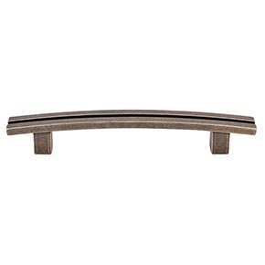 Top Knobs [TK81GBZ] Die Cast Zinc Cabinet Pull Handle - Inset Rail Series - Overized - German Bronze Finish - 5" C/C - 7" L