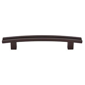 Top Knobs [TK81ORB] Die Cast Zinc Cabinet Pull Handle - Inset Rail Series - Overized - Oil Rubbed Bronze Finish - 5" C/C - 7" L
