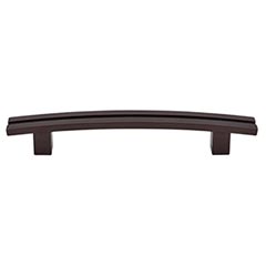 Top Knobs [TK81ORB] Die Cast Zinc Cabinet Pull Handle - Inset Rail Series - Oversized - Oil Rubbed Bronze Finish - 5&quot; C/C - 7&quot; L