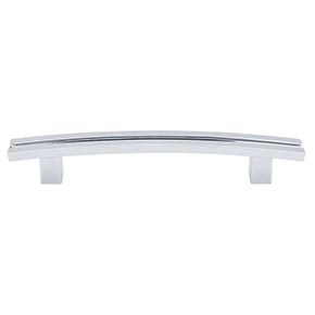 Top Knobs [TK81PC] Die Cast Zinc Cabinet Pull Handle - Inset Rail Series - Overized - Polished Chrome Finish - 5" C/C - 7" L