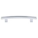 Top Knobs [TK81PC] Die Cast Zinc Cabinet Pull Handle - Inset Rail Series - Oversized - Polished Chrome Finish - 5&quot; C/C - 7&quot; L