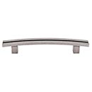 Top Knobs [TK81PTA] Die Cast Zinc Cabinet Pull Handle - Inset Rail Series - Oversized - Pewter Antique Finish - 5" C/C - 7" L