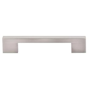 Top Knobs [TK23BSN] Die Cast Zinc Cabinet Pull Handle - Linear Series - Oversized - Brushed Satin Nickel Finish - 5" C/C - 5 1/2" L