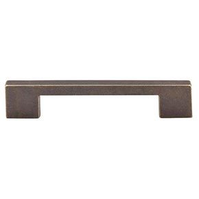 Top Knobs [TK23GBZ] Die Cast Zinc Cabinet Pull Handle - Linear Series - Oversized - German Bronze Finish - 5" C/C - 5 1/2" L