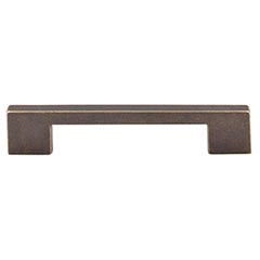 Top Knobs [TK23GBZ] Die Cast Zinc Cabinet Pull Handle - Linear Series - Oversized - German Bronze Finish - 5" C/C - 5 1/2" L