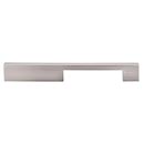Top Knobs [TK24BSN] Die Cast Zinc Cabinet Pull Handle - Linear Series - Oversized - Brushed Satin Nickel Finish - 7" C/C - 8" L