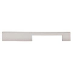 Top Knobs [TK24PN] Die Cast Zinc Cabinet Pull Handle - Linear Series - Oversized - Polished Nickel Finish - 7" C/C - 8" L