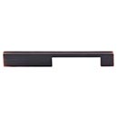 Top Knobs [TK24TB] Die Cast Zinc Cabinet Pull Handle - Linear Series - Oversized - Tuscan Bronze Finish - 7&quot; C/C - 8&quot; L