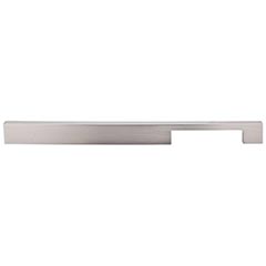 Top Knobs [TK25BSN] Die Cast Zinc Cabinet Pull Handle - Linear Series - Oversized - Brushed Satin Nickel Finish - 12&quot; C/C - 13&quot; L