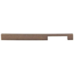 Top Knobs [TK25GBZ] Die Cast Zinc Cabinet Pull Handle - Linear Series - Oversized - German Bronze Finish - 12" C/C - 13" L