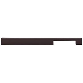 Top Knobs [TK25ORB] Die Cast Zinc Cabinet Pull Handle - Linear Series - Oversized - Oil Rubbed Bronze Finish - 12" C/C - 13" L