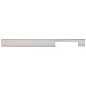 Top Knobs [TK25PN] Die Cast Zinc Cabinet Pull Handle - Linear Series - Oversized - Polished Nickel Finish - 12" C/C - 13" L