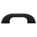 Top Knobs [TK44BLK] Die Cast Zinc Cabinet Pull Handle - Neo Series - Standard Size - Flat Black Finish - 3" C/C - 4" L