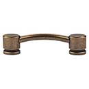 Top Knobs [TK63GBZ] Die Cast Zinc Cabinet Pull Handle - Oval Series - Standard Size - German Bronze Finish - 3 3/4" C/C - 4 3/4" L