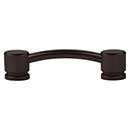 Top Knobs [TK63ORB] Die Cast Zinc Cabinet Pull Handle - Oval Series - Standard Size - Oil Rubbed Bronze Finish - 3 3/4" C/C - 4 3/4" L