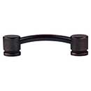 Top Knobs [TK63TB] Die Cast Zinc Cabinet Pull Handle - Oval Series - Standard Size - Tuscan Bronze Finish - 3 3/4" C/C - 4 3/4" L