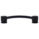 Top Knobs [TK64BLK] Die Cast Zinc Cabinet Pull Handle - Oval Series - Oversized - Flat Black Finish - 5&quot; C/C - 6&quot; L