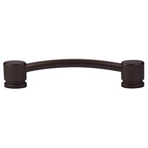 Top Knobs [TK64ORB] Die Cast Zinc Cabinet Pull Handle - Oval Series - Oversized - Oil Rubbed Bronze Finish - 5" C/C - 6" L