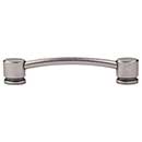 Top Knobs [TK64PTA] Die Cast Zinc Cabinet Pull Handle - Oval Series - Oversized - Pewter Antique Finish - 5" C/C - 6" L