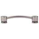 Top Knobs [TK64PTA] Die Cast Zinc Cabinet Pull Handle - Oval Series - Oversized - Pewter Antique Finish - 5&quot; C/C - 6&quot; L