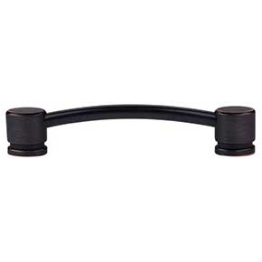 Top Knobs [TK64TB] Die Cast Zinc Cabinet Pull Handle - Oval Series - Oversized - Tuscan Bronze Finish - 5" C/C - 6" L