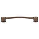 Top Knobs [TK65GBZ] Die Cast Zinc Cabinet Pull Handle - Oval Series - Oversized - German Bronze Finish - 7&quot; C/C - 8&quot; L