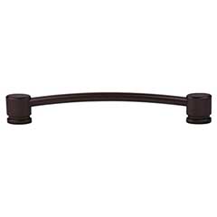 Top Knobs [TK65ORB] Die Cast Zinc Cabinet Pull Handle - Oval Series - Oversized - Oil Rubbed Bronze Finish - 7&quot; C/C - 8&quot; L