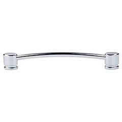 Top Knobs [TK65PC] Die Cast Zinc Cabinet Pull Handle - Oval Series - Oversized - Polished Chrome Finish - 7&quot; C/C - 8&quot; L