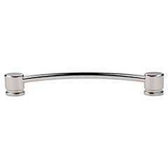 Top Knobs [TK65PN] Die Cast Zinc Cabinet Pull Handle - Oval Series - Oversized - Polished Nickel Finish - 7&quot; C/C - 8&quot; L