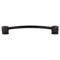 Top Knobs [TK65TB] Die Cast Zinc Cabinet Pull Handle - Oval Series - Oversized - Tuscan Bronze Finish - 7&quot; C/C - 8&quot; L