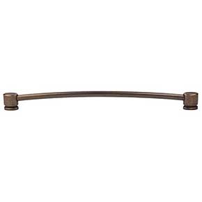 Top Knobs [TK66GBZ] Die Cast Zinc Cabinet Pull Handle - Oval Series - Oversized - German Bronze Finish - 12" C/C - 13" L