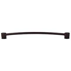 Top Knobs [TK66ORB] Die Cast Zinc Cabinet Pull Handle - Oval Series - Oversized - Oil Rubbed Bronze Finish - 12&quot; C/C - 13&quot; L