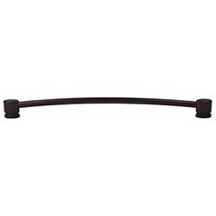 Top Knobs [TK66ORB] Die Cast Zinc Cabinet Pull Handle - Oval Series - Oversized - Oil Rubbed Bronze Finish - 12&quot; C/C - 13&quot; L