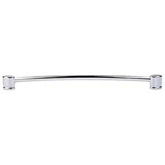 Top Knobs [TK66PC] Die Cast Zinc Cabinet Pull Handle - Oval Series - Oversized - Polished Chrome Finish - 12&quot; C/C - 13&quot; L