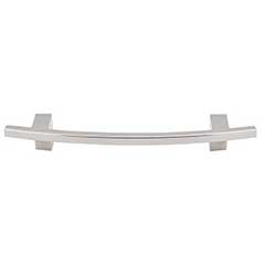 Top Knobs [TK83PN] Die Cast Zinc Cabinet Pull Handle - Slanted Series - Oversized - Polished Nickel Finish - 5&quot; C/C - 7&quot; L