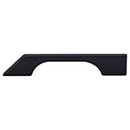 Top Knobs [TK14BLK] Die Cast Zinc Cabinet Pull Handle - Tapered Bar Series - Oversized - Flat Black Finish - 5" C/C - 6 1/4" L