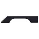 Top Knobs [TK14BLK] Die Cast Zinc Cabinet Pull Handle - Tapered Bar Series - Oversized - Flat Black Finish - 5&quot; C/C - 6 1/4&quot; L