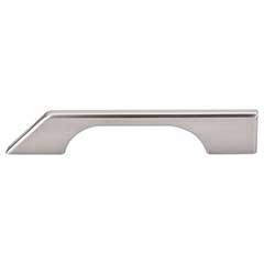 Top Knobs [TK14BSN] Die Cast Zinc Cabinet Pull Handle - Tapered Bar Series - Oversized - Brushed Satin Nickel Finish - 5&quot; C/C - 6 1/4&quot; L