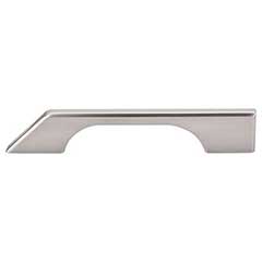 Top Knobs [TK14BSN] Die Cast Zinc Cabinet Pull Handle - Tapered Bar Series - Oversized - Brushed Satin Nickel Finish - 5" C/C - 6 1/4" L