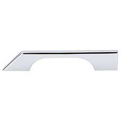 Top Knobs [TK14PC] Die Cast Zinc Cabinet Pull Handle - Tapered Bar Series - Oversized - Polished Chrome Finish - 5&quot; C/C - 6 1/4&quot; L