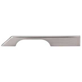 Top Knobs [TK15BSN] Die Cast Zinc Cabinet Pull Handle - Tapered Bar Series - Oversized - Brushed Satin Nickel Finish - 7" C/C - 8" L