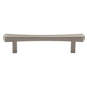 Top Knobs [TK812BSN] Die Cast Zinc Cabinet Pull Handle - Juliet Series - Standard Size - Brushed Satin Nickel Finish - 3 3/4" C/C - 5 1/4" L