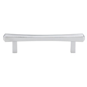 Top Knobs [TK812PC] Die Cast Zinc Cabinet Pull Handle - Juliet Series - Standard Size - Polished Chrome Finish - 3 3/4" C/C - 5 1/4" L